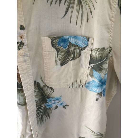 NWT American Eagle Men's Hawaiian Shirt Floral Size XL - Picture 5 of 7